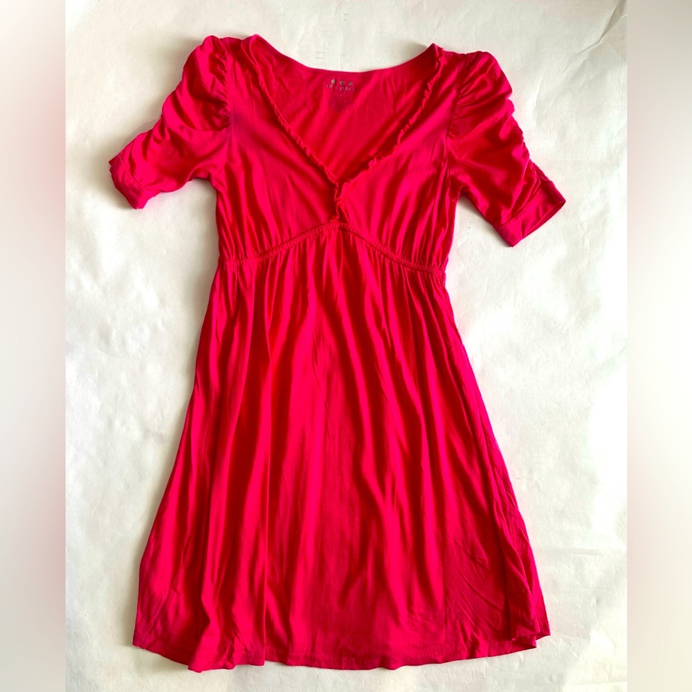DE. Coded Vibrant Pink Dress